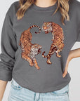 Tigers Graphic Fleece Sweatshirts