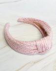 Cabled Knit Knotted Headband