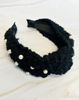 Pearl And Tweed Knotted Headband