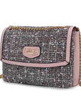 MKF Mackenzie Tweed Women's Shoulder Bag by Mia K