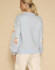 All  Over Snowman Holiday Knit Sweater