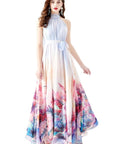 Women's Fashion Chiffon Maxi Dress by Claude