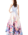 Women's Fashion Chiffon Maxi Dress by Claude