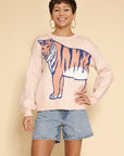 Tiger Knit Sweater