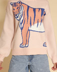 Tiger Knit Sweater