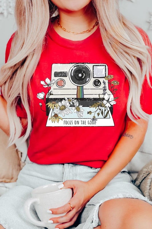 Focus On The Good Motivation Graphic Tee