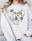 Ghost Plant Lover Graphic Fleece Sweatshirts