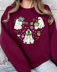 Ghost Plant Lover Graphic Fleece Sweatshirts