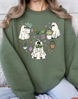 Ghost Plant Lover Graphic Fleece Sweatshirts