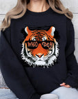 Who Dey Tiger Graphic Fleece Sweatshirts