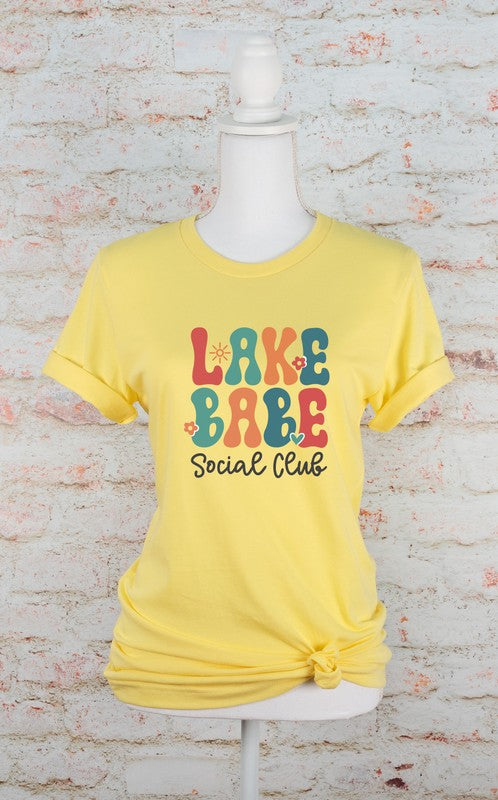 Lake Babe Social Club Bella Canvas Graphic Tee