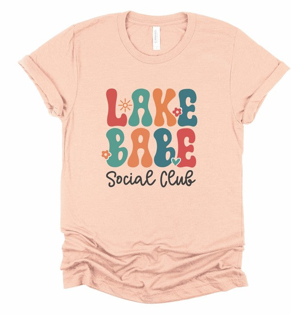 Lake Babe Social Club Bella Canvas Graphic Tee