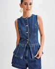 Women's Fashion Denim 2 Piece Set by Claude