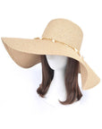 Shell And Pearl Mix Charm Floppy Sun Hat