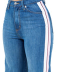 GJG Denim Striped Wide Leg Jean