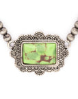 Western Stone Pendant Beads Collar Necklace