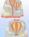 Hot Air Balloon Knit Cardigan