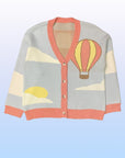 Hot Air Balloon Knit Cardigan