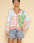 Cactus Resort Knit Cardigan