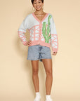 Cactus Resort Knit Cardigan