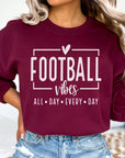 Fall Game Day Football Vibes All Day Sweatshirt