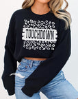 Fall Football Leopard Touchdown Sweatshirt