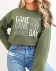 Fall Football Distressed Game Day Stack Sweatshirt