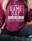 Fall Football Game Day Mode All Day Sweatshirt