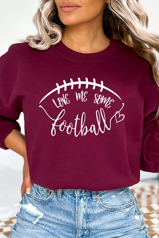 Gameday Fall Love Me Some Football Sweatshirt