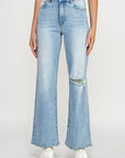 Denim Lab USA High Rise Relaxed Wide Leg Jeans