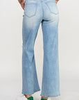 Denim Lab USA High Rise Relaxed Wide Leg Jeans