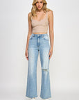 Denim Lab USA High Rise Relaxed Wide Leg Jeans