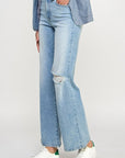 Denim Lab USA High Rise Relaxed Wide Leg Jeans