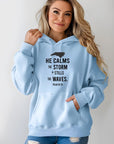 PLUS North Carolina He Calms the Storm Graphic Hoodie