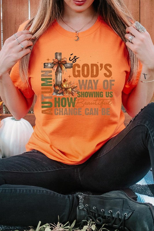 Autumn Is God&#39;s Way Graphic Tee