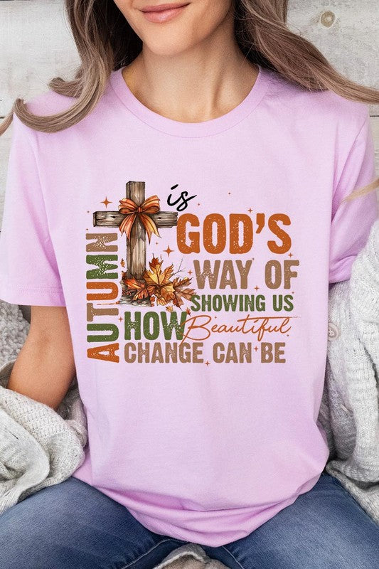 Autumn Is God&#39;s Way Graphic Tee