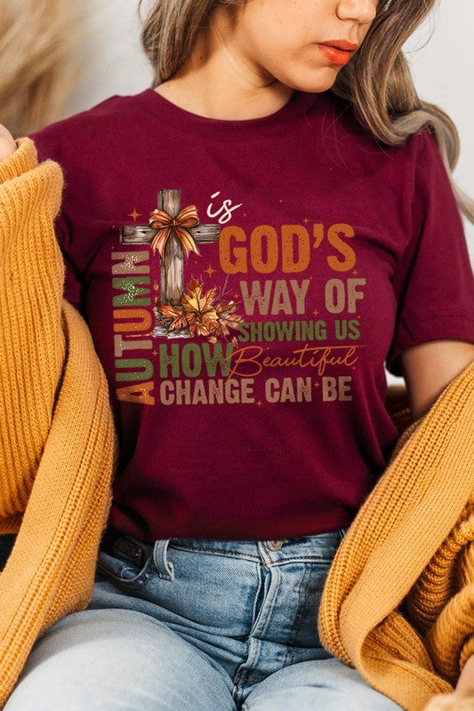 Autumn Is God&#39;s Way Graphic Tee