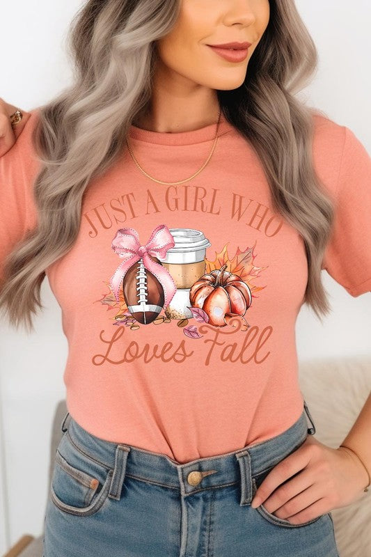 Girl Loves Fall Graphic Tee