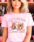 Girl Loves Fall Graphic Tee