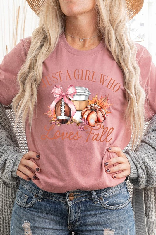 Girl Loves Fall Graphic Tee