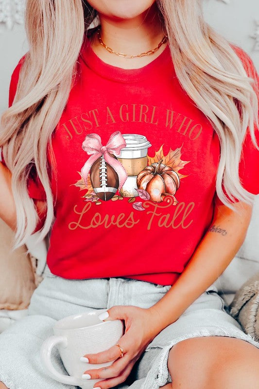 Girl Loves Fall Graphic Tee