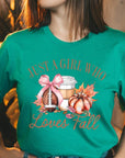 Girl Loves Fall Graphic Tee