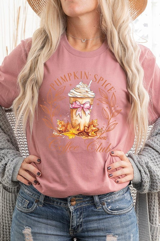 Pumpkin Spice Coffee Club Graphic Tee