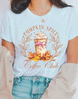 Pumpkin Spice Coffee Club Graphic Tee