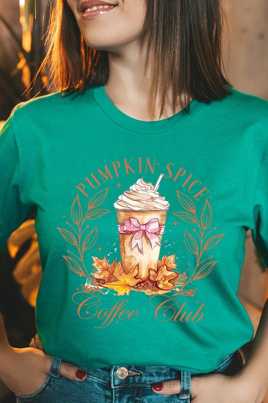 Pumpkin Spice Coffee Club Graphic Tee