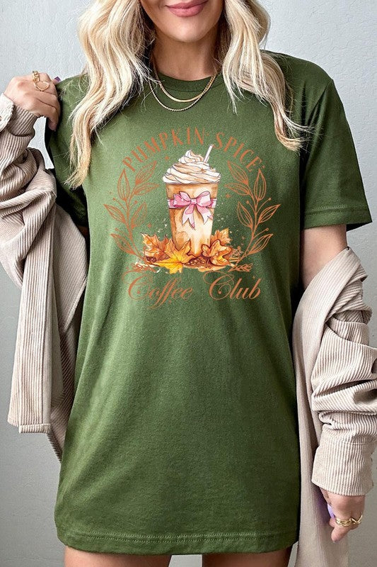 Pumpkin Spice Coffee Club Graphic Tee