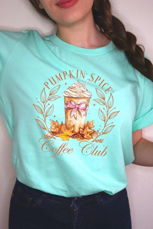 Pumpkin Spice Coffee Club Graphic Tee