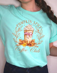 Pumpkin Spice Coffee Club Graphic Tee