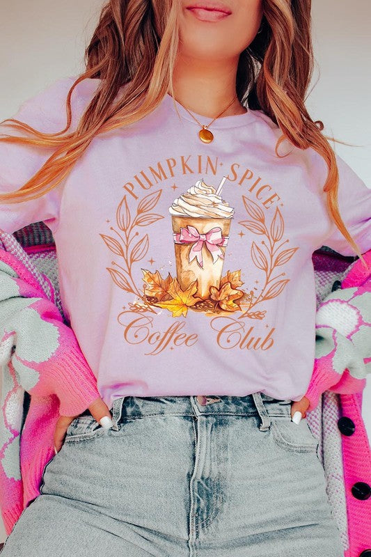 Pumpkin Spice Coffee Club Graphic Tee