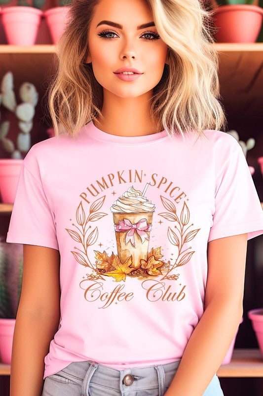 Pumpkin Spice Coffee Club Graphic Tee